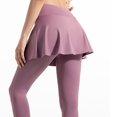 thumbnail image 5 of HexaHive Women's Yoga Tennis Skirt Leggings - High Waist, 2-in-1, for Sports/Casual, 5 of 5