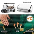 thumbnail image 5 of Bulopur Green Marble Golf Cart Seat Covers for 2-Person Seats Universal Golf Cart Seat Blanket Compatible with EZGO, Yamaha, Club Car, 5 of 8