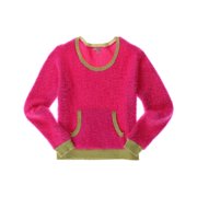 Juicy Couture Womens Fuzzy Knit Sweater, pink, X-Large