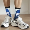 thumbnail image 6 of Gukieu Cute Gnomes in USA Print Contrast Color Mid-calf Socks, Sweat-wicking Athletic Socks, Unisex Clothing Accessories, 6 of 6