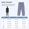 thumbnail image 2 of Mens Pajama Pants - Soft Sleep & Lounge Pants for Men, Blueberry Print funny Cuteness Casual PJ Bottoms Pants with Pockets, 2 of 5