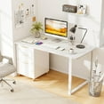 thumbnail image 2 of Costway 55" x 28"Universal Tabletop for Standard & Standing Desk Frame Natural, 2 of 10