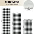 thumbnail image 4 of Black White and Gray Checkerboard Pattern Kitchen Rugs Sets Of 3,Kitchen Runner Rugs Non Skid Washable,Decorative Kitchen Floor Mats for Kitchen,Sink,Laundry,17"x30"+ 17"x47" + 17"x59", 4 of 6
