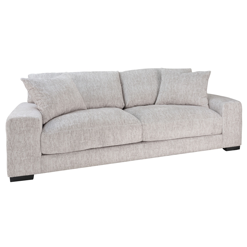 Hawthorne Collections 20" Contemporary Soft Microfiber Upholstered Sofa