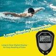 thumbnail image 1 of LJNYFDC Waterproof Daily Use Stopwatch Waterproof Digital Stopwatch Timer Lightweight Digital Display Timer for Sports Coaches Swimming Running Training, 1 of 6