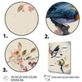 thumbnail image 3 of Designart Multicolor Birds On Plum Blossoms Tree XV Canvas Wall Art, 3 of 5