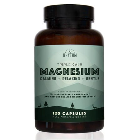 Triple Calm Magnesium - 150mg of Magnesium Taurate, Glycinate, and Malate for Optimal Relaxation, Stress and Anxiety Relief, and Improved Sleep. 120 (Best Meds For Sleep And Anxiety)