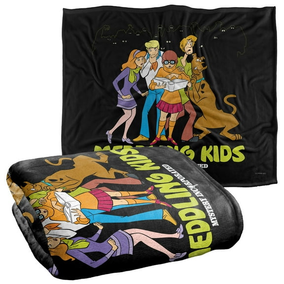 Scooby-Doo Meddling Kids Officially Licensed Silky Touch Super Soft Throw Blanket 50' x 60'