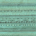 thumbnail image 1 of Ahgly Company Indoor Square Solid Light Blue Modern Area Rugs, 7' Square, 1 of 4