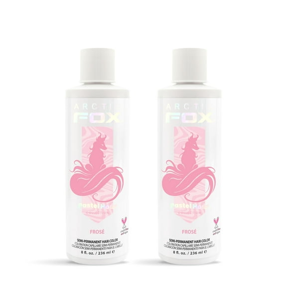 ARCTIC FOX Vegan and Cruelty-Free Semi-Permanent Hair Color Dye - FROSE 8 Fl Oz (Pack of 2)