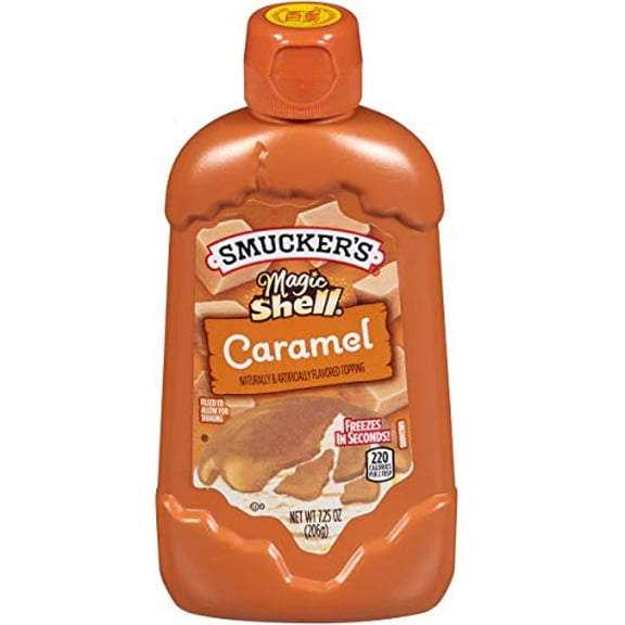 Smuckers Magic Shell Caramel Flavored Topping, 7.25 Ounces