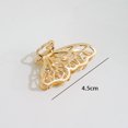 thumbnail image 1 of Pinzas de pelo de metal grandes, pasador de pelo grueso de señora mariposa, pinzas de abrazadera de mandíbula de pelo huecas antideslizantes-5 piezas, 1 of 5