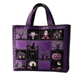 thumbnail image 2 of Halloween Tote Bags with Handles, Quilted Printed Tote Handbag, Multi-purpose Shoulder Bag for Travel Office Daily, 2 of 4