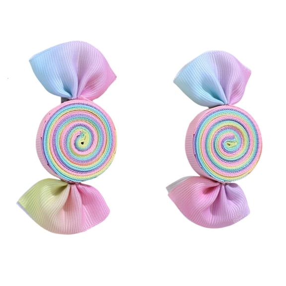 Giaone 2 Pieces Girls' Hair Clip Candy Shape Hair Accesories Hairpieces for Women