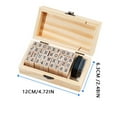 thumbnail image 4 of Basic Notebook Set Alphanumeric English Retro Wooden Stamp 36 Typewriter TYPO Classroom Prizes for Kids 2-4 Mini Car Party Ink Stamp Shapes Erasers for Girls Animals Kitchen for Girls 2-4 under 10 Ink, 4 of 4