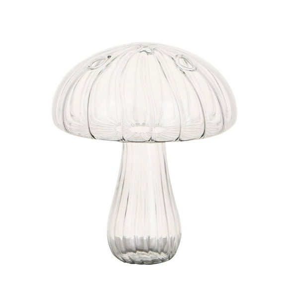 Mushroom Glass Bud Glass Vase Mushroom Flower Vase Mushroom Decor