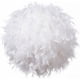 thumbnail image 1 of Pantalla de lámpara colgante de plumas blancas para techo, pantalla no eléctrica con pantalla reducida para sala de estar, comedor, dormitorio, 40 cm, 1 of 5