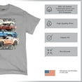 thumbnail image 6 of Shelby Cars Sketch T-shirt Mustang Racing American Muscle Car GT500 Cobra Performance Powered by Ford Men's Tee, 6 of 7