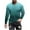 Blue, variant on CHGBMOK Mens T Shirts Casual Round Neck Long Sleeve Pullover Printed T-Shirt Blouse,Sizes S-5XL