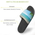 thumbnail image 3 of GZHJMY Stylish Slides for Women Men, Blue Beach Soft Flexible Slip-on Sandals Slippers, 3 of 7