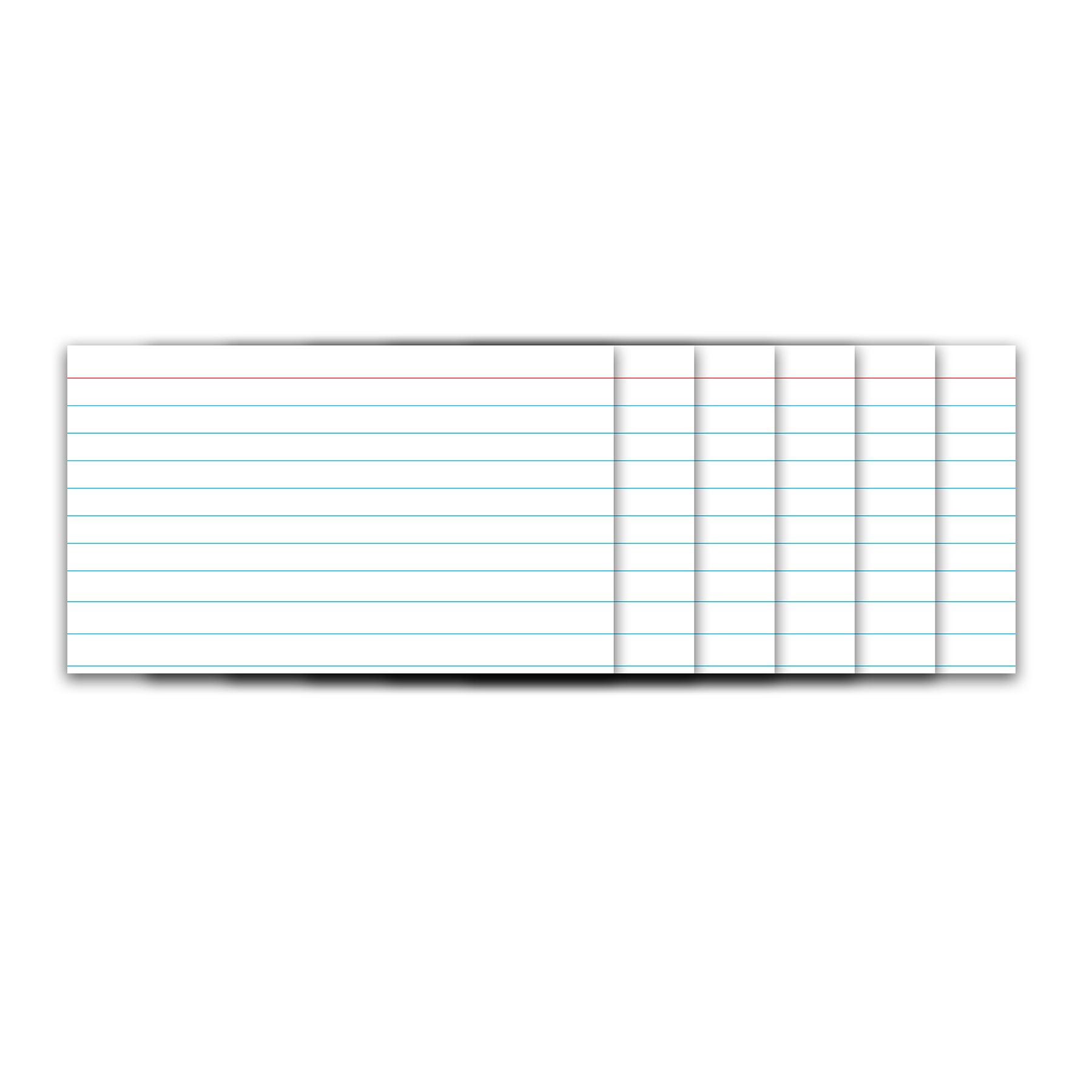 C-Line Index Cards, 3" x 5", White, 100 Per Pack, 12 Packs