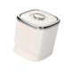 thumbnail image 4 of Contenedor de arroz Contenedor de arroz Organizador de cocina multifuncional Dispensador de arroz Beige plateado, 4 of 9