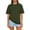 AB02_Army Green, variant on Womens Oversized Summer T Shirts Short Sleeve Crew Neck Fashion Casual Beach Vacation Clothes Plus Size Gym Workout Tee Tops Gold XL
