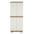 thumbnail image 4 of Homeplast Electra Adjustable 4-Shelf Garage Storage Cabinet Organizer, Beige & White, 4 of 12