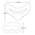thumbnail image 5 of OUTAD Eye Mask Cover For Oculus Quest 2 Virtual Reality Glasses Silicone Anti-sweat Anti-leakage Light Blocking Eye Cover Pad, 5 of 5