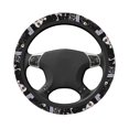 thumbnail image 4 of Wed-Nesday Steering Wheel Cover Elastic Stretch Breathable Vehicle Steering Wheel Protector Car Interior Accessories, 4 of 7