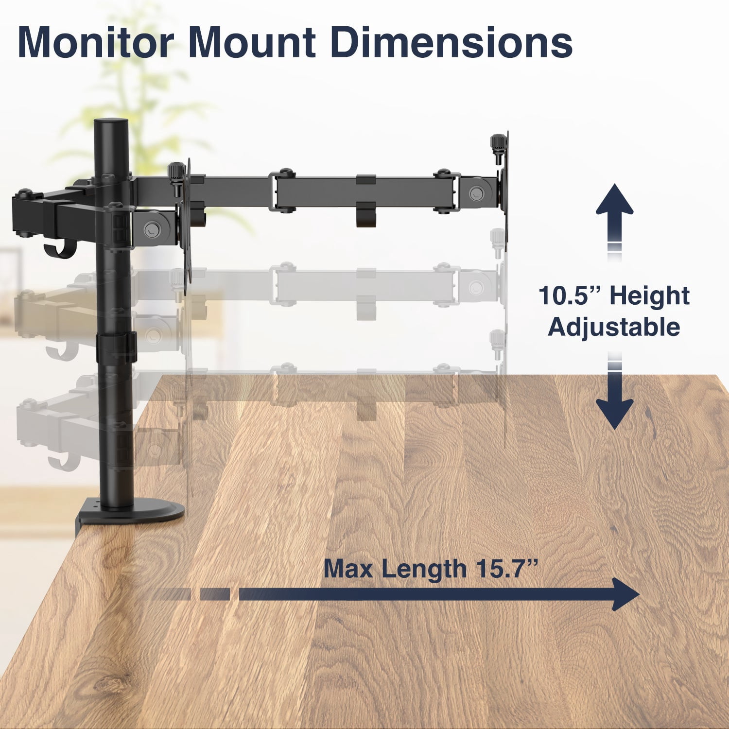 Desky Dual Eco Monitor Mount