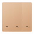 thumbnail image 3 of ThoughtHome Tuya Smart Switch Zero Fire Line 3 Switch Gold, 3 of 4