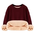 thumbnail image 6 of Mercatoo Fle𝐞ce Sweatshirt for Teen Girls Winter Warm Sherp𝐚 Lined Cotton Crewneck Pullover Ho𝐨dies Unisex 2025 Casual Clothes, 6 of 7