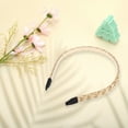 thumbnail image 6 of Unique Bargains 1 Pc Cute Thick Chain Headbands for Women Gold Tone, 6 of 6