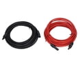 thumbnail image 2 of Solar Panel Extension Cable, Insulation Shell Flame Retardant Shell 2Pcs 6mm² 10AWG Solar Extension Cable  for Generation Equipment 1m / 3.3ft,3 m / 9.8ft,5m / 16.4ft,10m / 32.8ft, 2 of 8