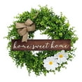 thumbnail image 5 of Godderr Boxwood Wreath Preserved Green Leaves Wreath for Front Door Wall Window Hanging Wedding Party Decoration, 5 of 5