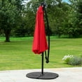 thumbnail image 2 of Harrier Overhanging Cantilever Parasol – Adjustable, Weather-Resistant 3m Outdoor Patio Umbrella | Optional LED Solar Lights & Bases [5 Colors], 2 of 6