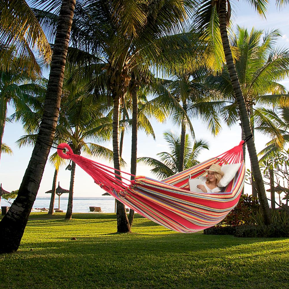 Winado Extra Long and Wide Double Hammock for Travel Camping Backyard