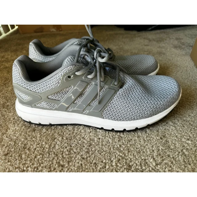 Adi-das Men's Energy Cloud Gray Running Shoes US 10