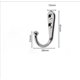 thumbnail image 4 of 10pcs Wall Hooks With Screws Alloy Hanging Single Hook Bathroom Coat Clothes Hanger Muti-function Hooks Home Organization, 4 of 6