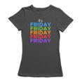 thumbnail image 1 of It's Friday Women's Charcoal T-shirt, 1 of 1
