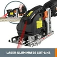 thumbnail image 6 of Worx WX420L 3 Amp Versacut 3-3/8" Electric Compact Circular Saw with Laser Guide Technology, 6 of 6