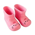 thumbnail image 4 of LIIPEE Kids Unisex Rain Boots For Boys And Girls Cartoon Cat Comfortable Soft Sole Lightweight Shoes Outdoor Garden Fashion Waterproof Cute Non- Footwear,4-4.5 Years, 4 of 5