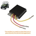 thumbnail image 4 of Regulador Eléctrico Funcional Rectificador De Motor Eficiente Rectificador De Regulador Sellado Rectificador Clásico Equipo Regulador De Voltaje De Metal Compatible Con Polaris Methold VI005978-00, 4 of 7
