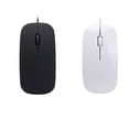 thumbnail image 4 of Mouse Wired Thin Matte Computer Mouses Computers Fitting Desktop Game Networking Laptop Gift Networking Keyboards Table Working Black, 4 of 9