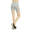 thumbnail image 3 of TheLovely Women & Plus Size (S-3XL) High Waist Workout 15" Length Running Biker Shorts with Wide Wastband, 3 of 6