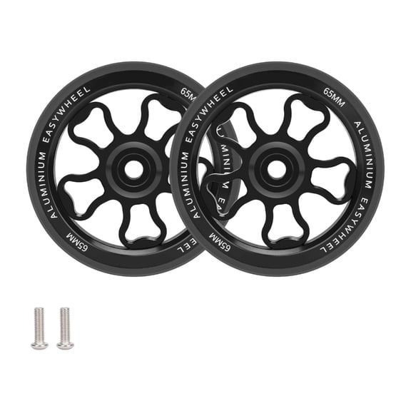Aluminum Alloys Easy Wheel Replacement Bike Easily Push Replace Rolling Wheel Folding Bike Accessories Enduring