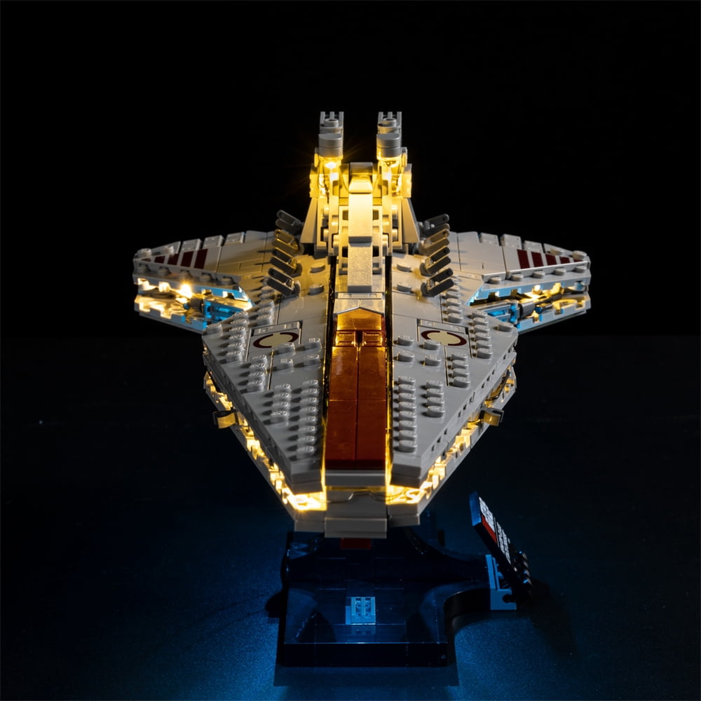 QC Ltbrcik Lighting Set for Lego Stars Wars Venator-Class Attack Cruiser 75441 Building Blocks Without Building Blocks Set