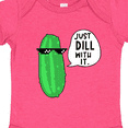 thumbnail image 4 of Inktastic Just Dill with It Chill Dill Pickle in Sunglasses Boys or Girls Baby Bodysuit, 4 of 5