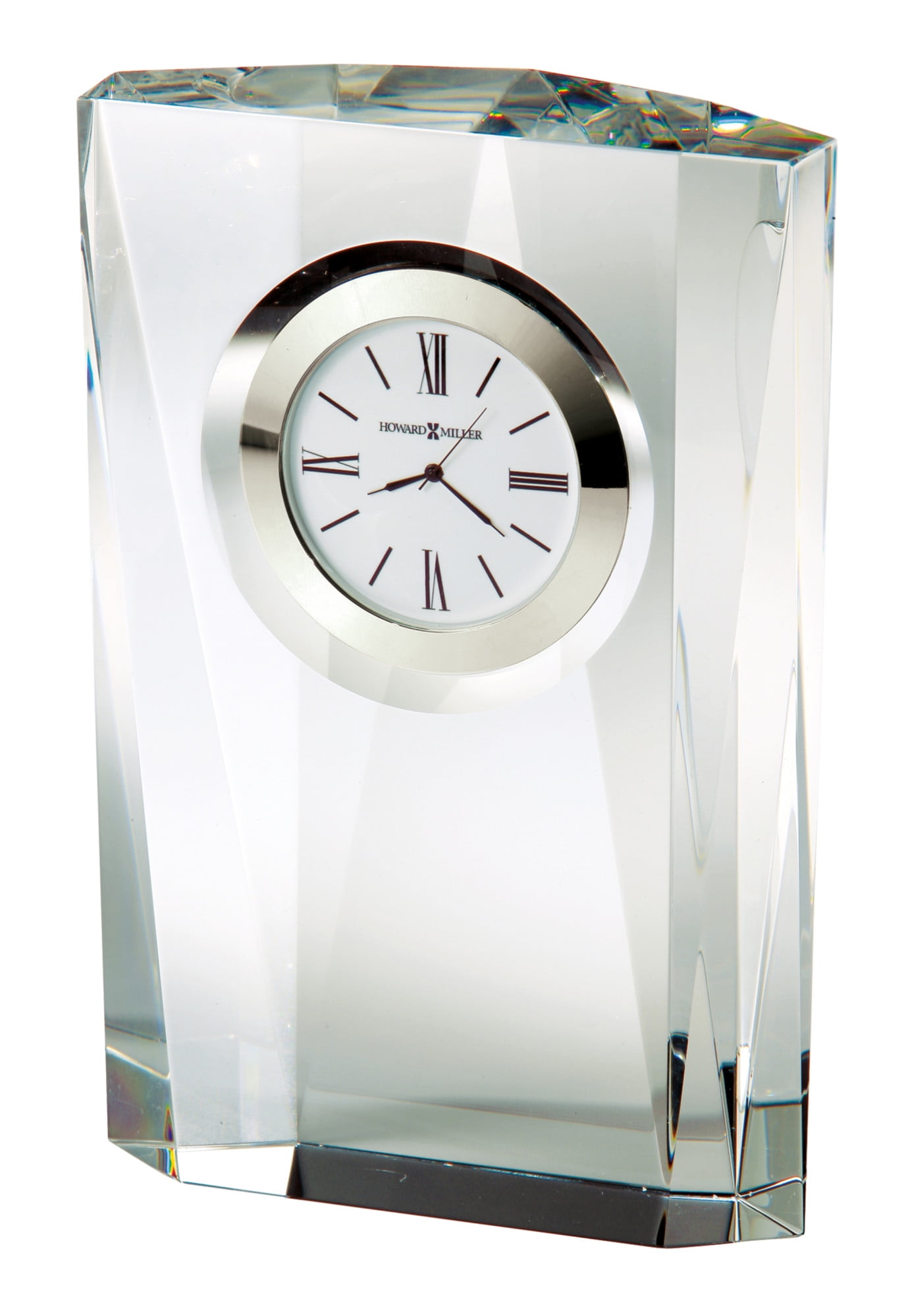 Rhapsody Silver Desktop Clock OL-3187S 